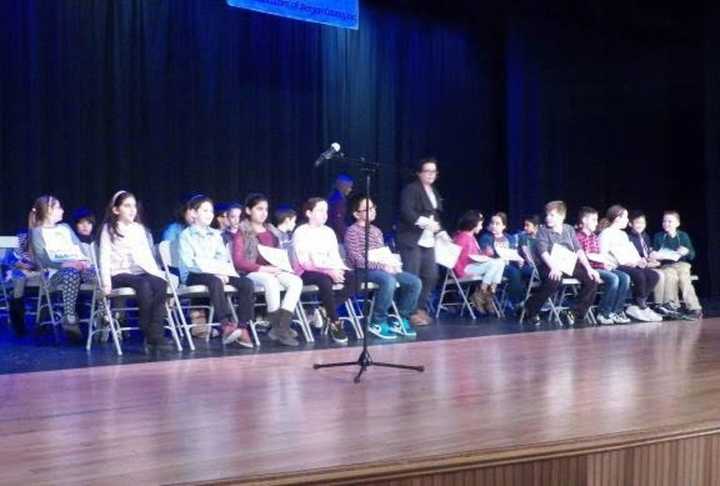 The 4th grade participants at the Spelling Bee included students from each of the 5 Paramus Grammar Schools (Memorial – Midland – Parkway – Ridge Ranch - Stony Lane) as well as Visitation Academy, and Yeshivat Noam.