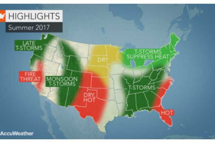 Summer Weather Outlook Released: Here's What To Expect, Ridgewood