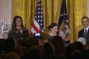 Mamaroneck Makeup Artist Puts The 'Glow' On White House Chanukah Event
