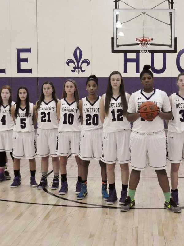 New Rochelle High Girls Varsity Basketball Team On To Finals
