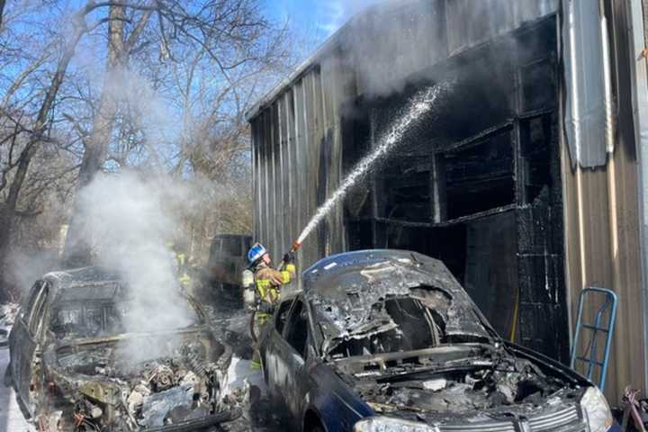 Historic Vehicles Saved After BMW Catches Fire At Cecil County Garage