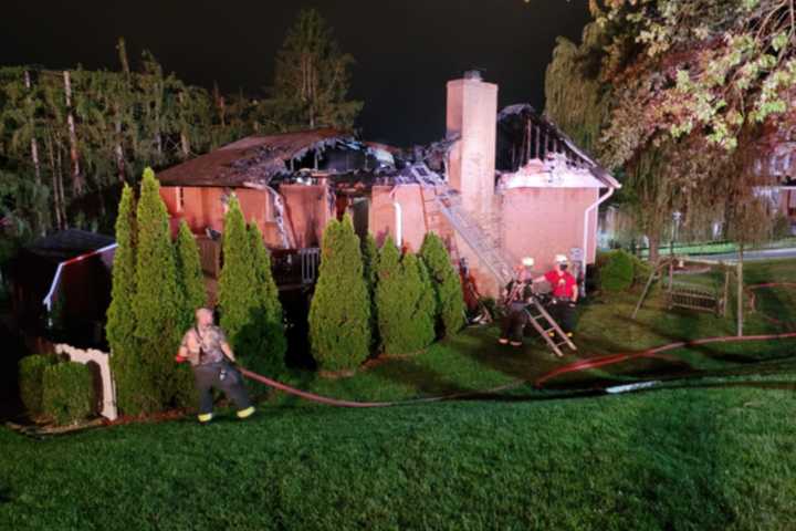 Dog Rescued As Homeowners Escape Fast-Moving Attic Fire In Maryland