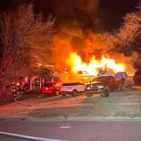 Family Displaced By Fast-Moving Garage Fire In Maryland