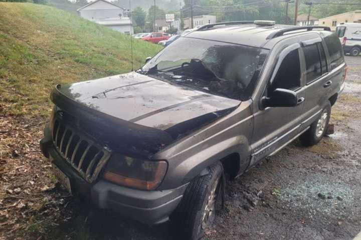 Fleeing Arson Suspect At Large After Lighting Jeep On Fire In Maryland: Officials