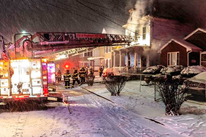 Overnight House Fire Breaks Out In Poughkeepsie