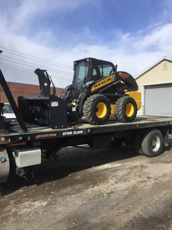 Palisades Park's New Skid Steer Assists With Snow Removal