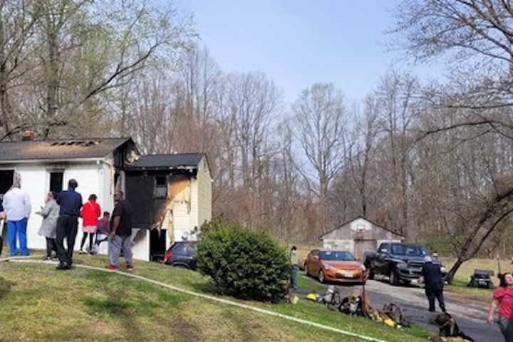 Space Heater Sparks Basement Blaze That Tore Through Calvert County Home (PHOTOS)