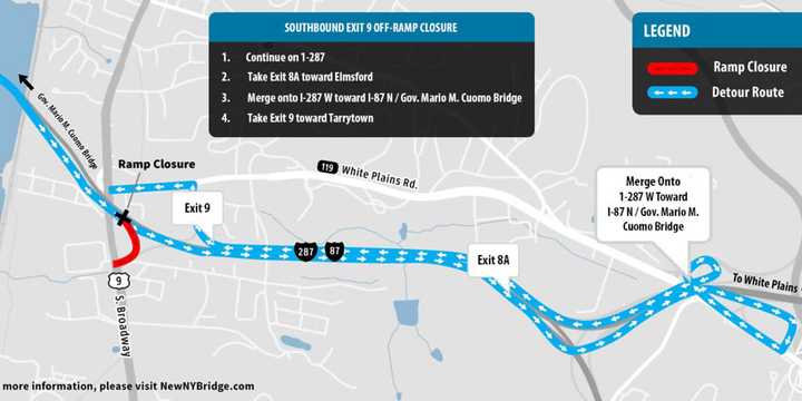 There will be delays for a weeklong paving project on I-87 near the new Tappan Zee Bridge.