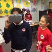 <p>The middle school students demonstrated some cool new tools and were great guides to help teach the fifth-graders about the human body systems.</p>