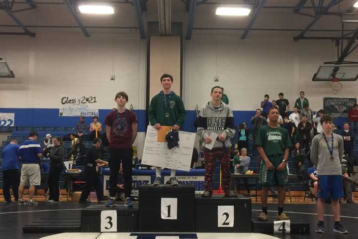Pleasantville Wrestlers Capture Sectional Title