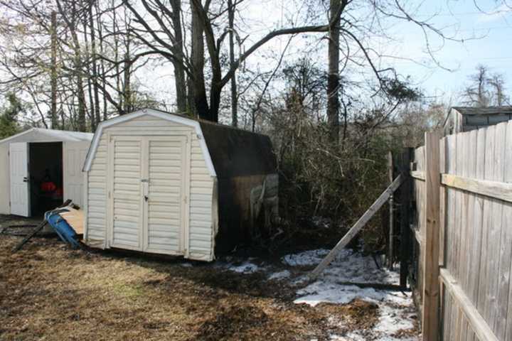 The aftermath of the Harford County fire.