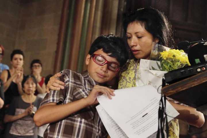 Rally Organized In Westchester For Mother Facing Separation From Family
