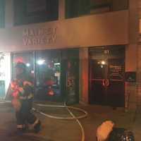 Fire Breaks Out At Norwalk Business Strip