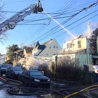 Firefighters Battle Blaze, Bitter Cold At Mount Vernon House Fire