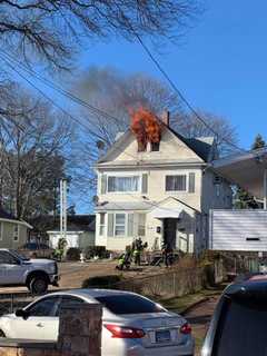 Woman, Baby Hospitalized After House Fire Breaks Out In Stratford