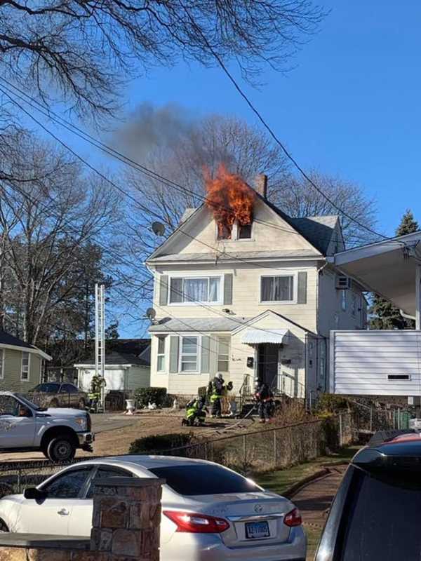 Woman, Baby Hospitalized After House Fire Breaks Out