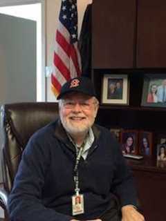 Stamford Mayor Martin Puts His Cap On To Root For Red Sox