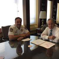 Rockland County Exec, Sheriff Sign Homeland Security Grant Resolution