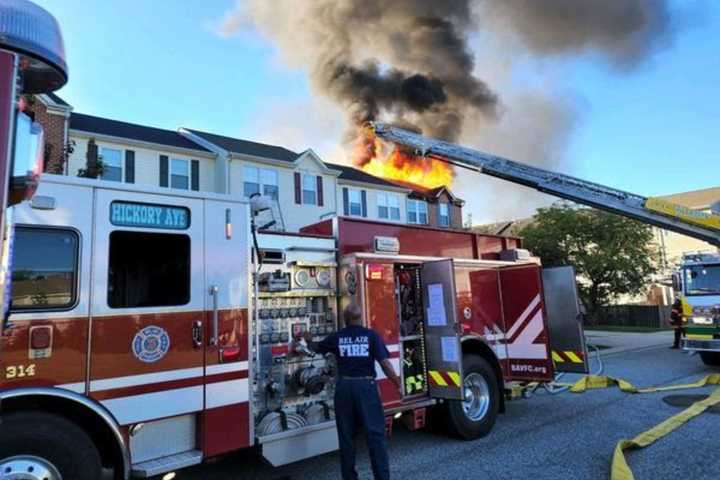 Fast-Moving Fire Spreads From Maryland Townhouse Deck To Roof, Attic