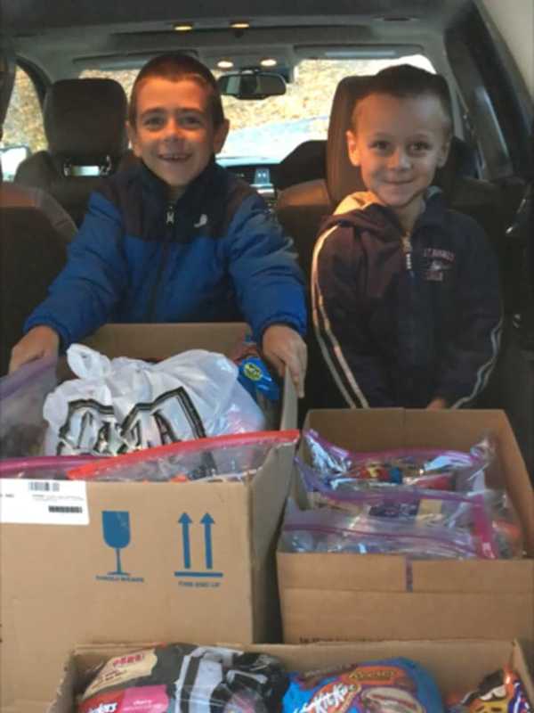 Pleasantville Family Collects Candy For Veterans