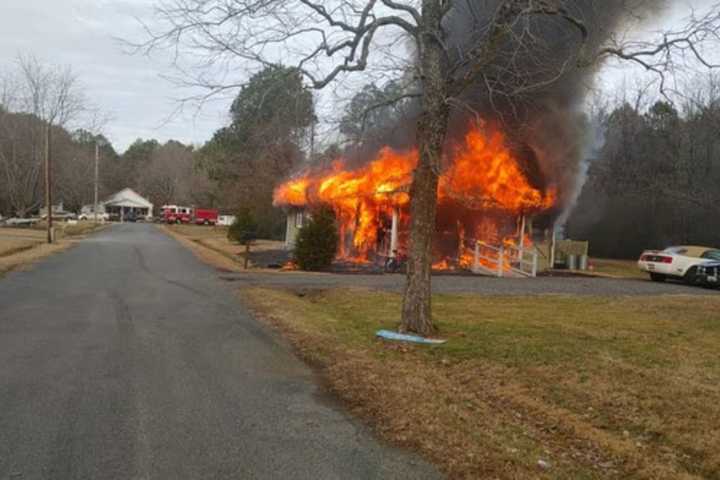 Four Flee Furious Fast-Moving Fire That Tore Through St. Mary's County Home