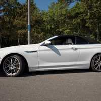 <p>The 2012 BMW 650 convertible that will be auctioned.</p>