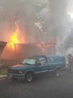 Mobile Home Destroyed By Fire In Central Jersey