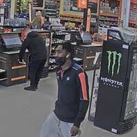 <p>Suffolk County Crime Stoppers and Suffolk County Police Second Squad detectives are seeking the public’s help to identify and locate several men who stole merchandise from a Commack store in April.</p>