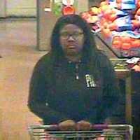 <p>Suffolk County Police are asking for help identifying this woman who was allegedly involved in the theft of two shopping carts filled with groceries from Stop and Shop in Islandia.</p>