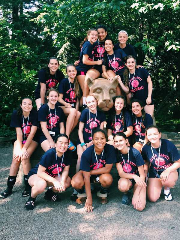 Pelham Volleyball Attends Penn State Volleyball Camp