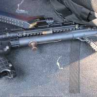 <p>The gun Springfield police said they found on Shanard Holmes&#x27;s lap.</p>