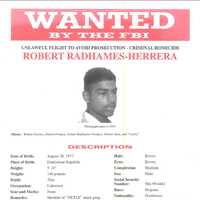 <p>Robert Radhames-Herrera&#x27;s wanted poster.</p>