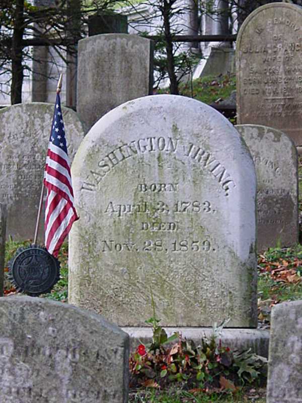 Woman Will Replace Medallion Stolen From Washington Irving's Grave
