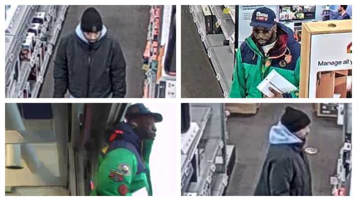 Suspects in the Dec. 10 Best Buy theft in Wyomissing.&nbsp;