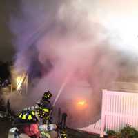 <p>A firefighter was hospitalized as a precaution. No other injuries were reported in the pre-dawn fire at 347 Wood-Ridge Avenue in Wood-Ridge.</p>