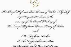 New Canaan's Roger Sherman Inn Invites You To The Royal Wedding