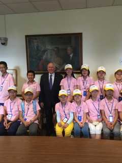 Students From Westport's Sister City In China Pay Visit To Town Hall, Beach