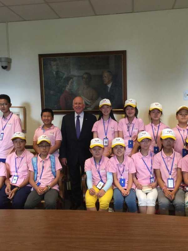 Students From Westport's Sister City In China Pay Visit To Town Hall, Beach