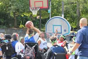 Hundreds Participate In Wheelchair Games At Burke In White Plains