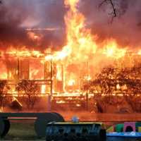 Lightning Strike Fire Engulfs Jersey Shore Home
