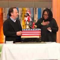 <p>Whoopi Goldberg celebrated her 60th anniversary on The View in 2015 with a cake from Palermo&#x27;s in Ridgefield Park. She was joined by celebrity guests, Robert De Niro and Billy Crystal.</p>