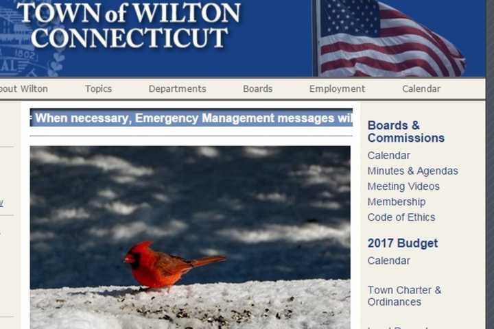 Wilton Updates The Town's Website