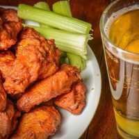 <p>Wings at Pippa&#x27;s in Danbury.</p>