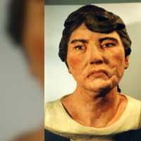 <p>A 1996 clay rendering of the "Sugarloaf Jane Doe," based on Margaret Carol Wininger's remains before she was identified.&nbsp;</p>