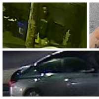 <p>The suspect and suspect vehicle; Hayley Worrell&nbsp;</p>