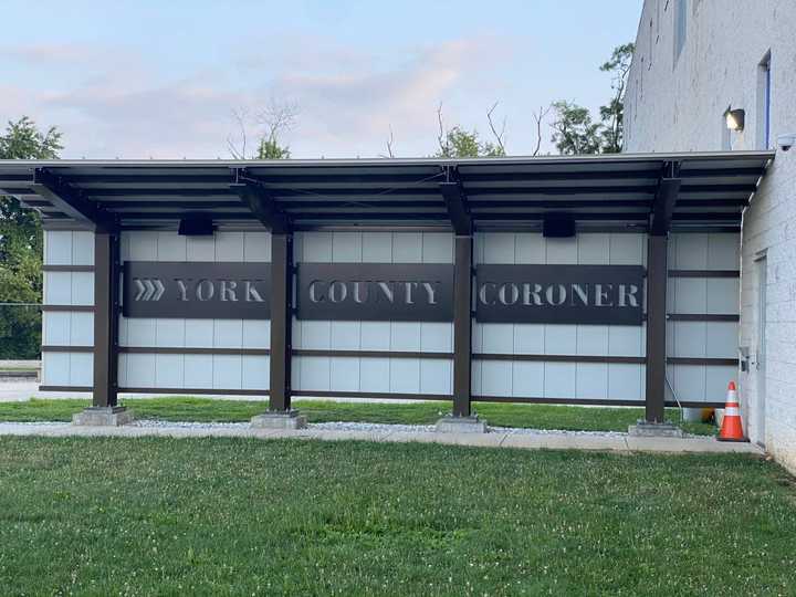 York County Coroner&#x27;s office exterior.