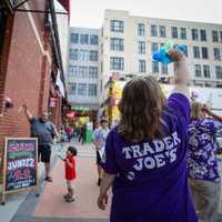 <p>The opening of Trader Joe's in Rockville.</p>