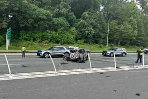 Woman Killed, 3 Injured In 5-Vehicle Crash On I-495 In Virginia: State Police (UPDATED)