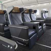 <p>New premium economy seats on Boeing 787-9 planes flown by American Airlines.</p>
