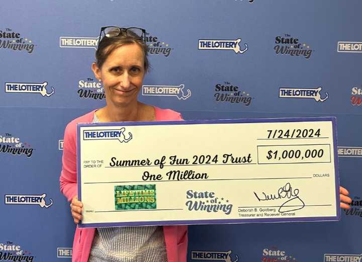 Summer of Fun 2024 Trust of Chelmsford trustee Elizabeth Ahern collected the check.&nbsp;